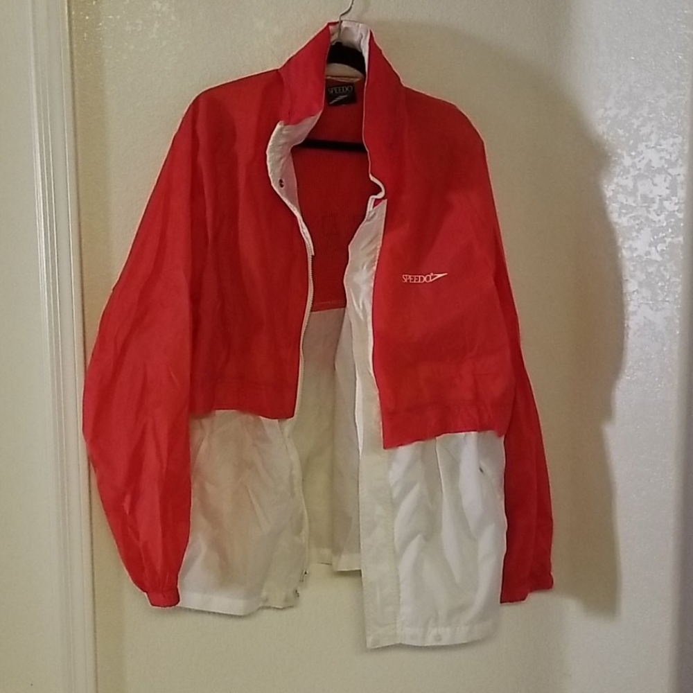 Mens Speedo 2xl windbreaker with hood